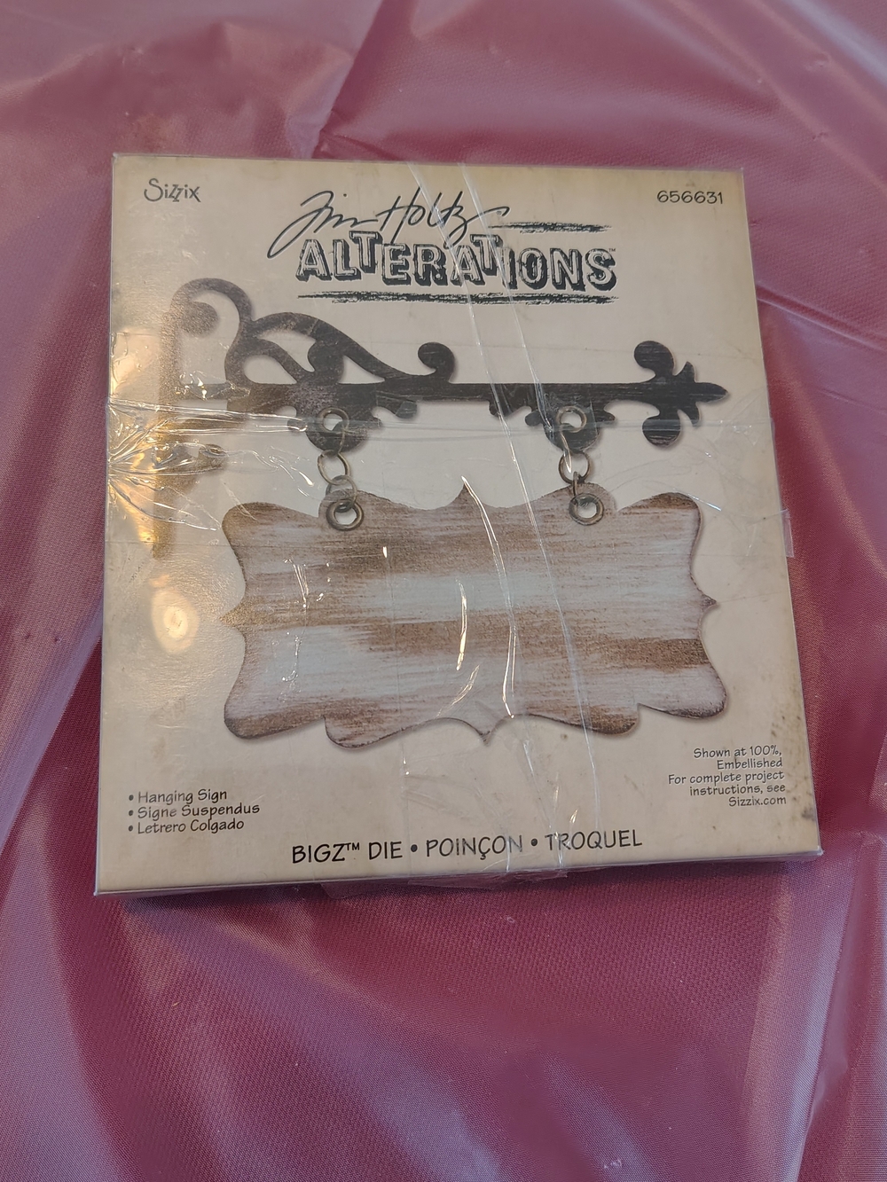 Sizzix Tim Holtz Alterations Hanging Sign Die (656631)